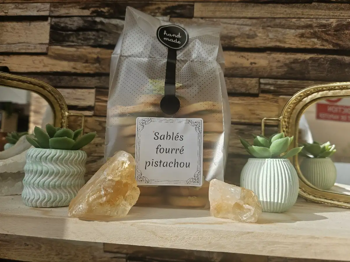 Sablés fourrés pistachou