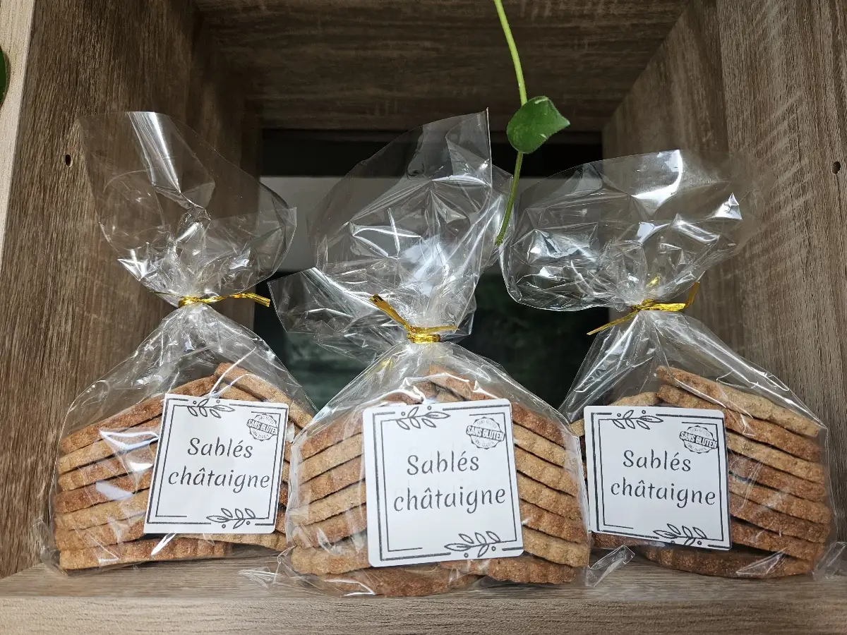 Sablés châtaigne sans gluten