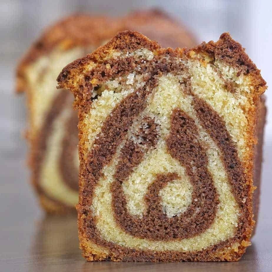 Cake marbré 8 personnes